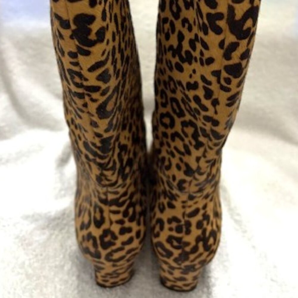 Steve Madden Dagne Pony Hair knee high boots NWOT Size 8-1/2 - Picture 4 of 7